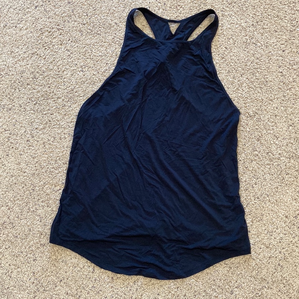 Lululemon yoga tank top, high neck